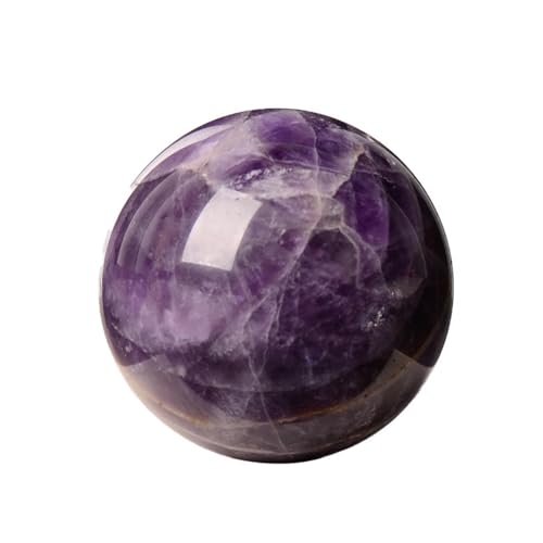 Sphère d'améthyste violette, le cristal idéal pour retrouver la sérénité