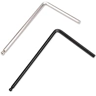 Varied Size Selection: 4mm & 5mm. Made of carbon steel & sturdy. Used to adjust the guitar neck straight, suitable for Martin acoustic guitars or other guitars that cannot reach with a regular hex wrench for truss rod adjustment Durable Construction:...