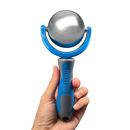 James Love Cold And Hot Roller Massage Ball,Iced-Massage-Roller-Ball With Handle,Portable Fitness Ice Roller Ball Cryo Stick Cold Therapy For Relieve Muscle Pain #TOP7