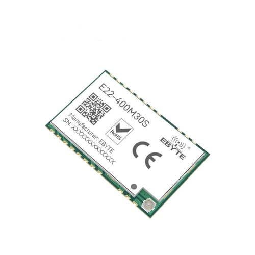 EBYTE LoRa SX1268 433MHz TCXO Módulo RF SMD E22-400M30S IPEX Stamp Hole 1W Transmisor y receptor de datos inalámbricos de largo alcance