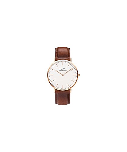 DANIEL WELLINGTON - Reloj de los Hombres de 40 mm, MAWES Oro Rosa DW00100006 Cover