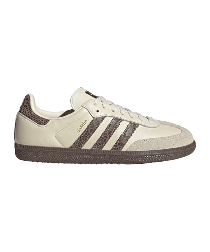 Image of adidas Originals Samba OG Women's Sneakers, Cream White /Core Black /Sand Strata, Size 9