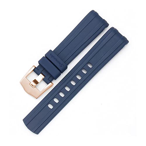 Bracelet silicone 20mm Omega 007 Planet Ocean durable et étanche Agate