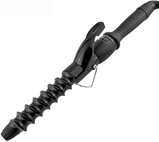 Wangmeili 32mm Spiral Hair Curler Wand Beach Waver Curling Iron for Short and Long Hair Crimper LCD Display Curling Tongs