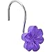 Produktbild AmazonBasics  Haken für Duschvorhang, Blume, lila