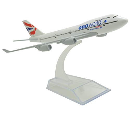 Tang Dynasty(Tm) 1:400 16Cm B747-400 British Airways Metal Airplane Model Plane Toy Plane Model #TOP6