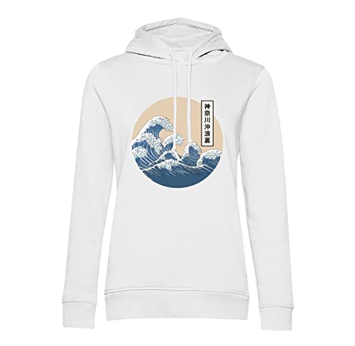 Sweat à capuche Hokusai pour éviter le froid avec style grâce au motif grande vague