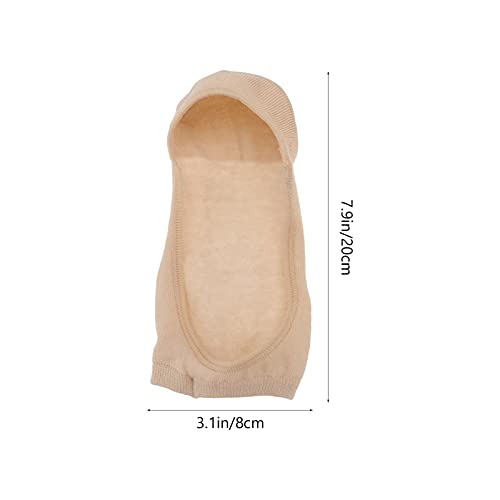 generic 1 Pair Women No Show Peep Toe Sock Toeless Cotton Non Slip Shoe Liner Open Toe Socks Yoga Sock3
