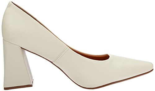 Scarpin Vizzano Salto Geométrico Feminino, Branco, 37
