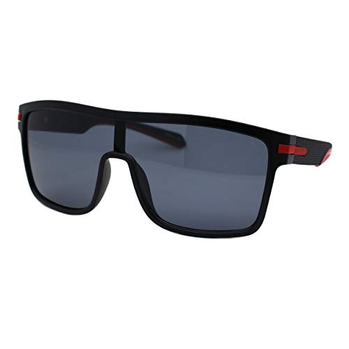 PASTL Mens Fashion Sunglasses Square Sporty Shield Style Matte Shades UV 4002