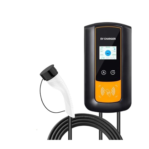 EV Wallbox Charger 7.6kW 11kW 22kW, Type 2 Connector Smart Electric Vehicle Charging Station with...