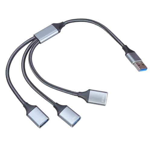 Adaptador de concentradores de expansión USB con 1 puerto USB 3.0 y 2 puertos USB 2.0 para laptop de escritorio y accesorios