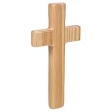 VALICLUD Holz-wandkreuz Handgefertigte Christliche Wanddekoration Sakrales Holzkreuz mit Modern-traditionellem Design Geeignet für Wohnzimmer Büro Kirche und Festtagsdekoration