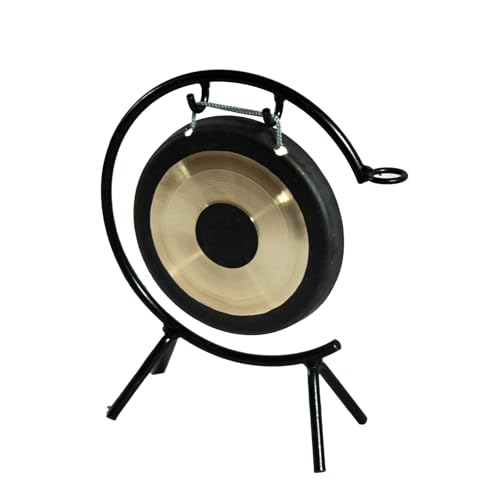 Arborea Mini Chau Gong 6" Includes Stand & Mallet - Desktop Gong for Sound Healing & Home/Office - Image 3