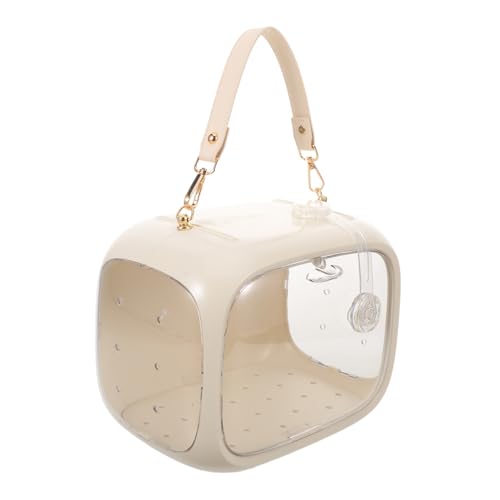 BAZEITFLOW 小さい モルモット 透明 そして 鳥 旅行 給餌器 お出かけ 家 オカメインコ アクセサリー ラブバード キャリア インコ 動物 オウム 食