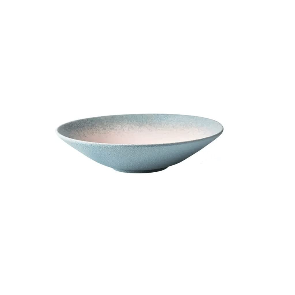 XYIANG Salad Bowl Nordic Ramen Bowl Ceramic Household Instant Noodle Bowl Noodle Bowl Retro Salad Bowl Vegetable Bowl Large Soup Bowl Dessert Snack Bowls (E2pc)