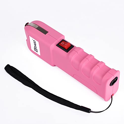 GOAEO Stun Gun - 59 Billion Heavy Duty Stun Gun with LED Flashlight, Includes Wrist Strap and Belt Holster (Pink) - Thumbnail 3