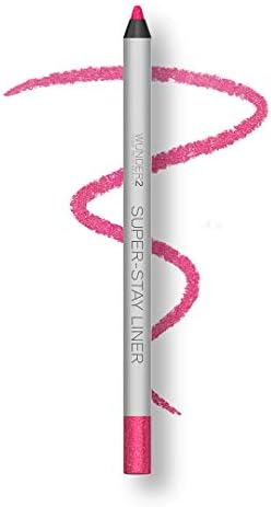 Wunder2 SUPER-STAY LINER Makeup Eyeliner Pencil Long Lasting Waterproof, Glitter Pink , 0.03 Ounce (Pack of 1)