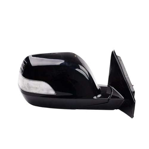 VEGFBOWA 左右オートサイドミラー CRV CR-V 2007 2008 2009 2010 2011 RE1 RE2 RE4 車 5/7/9 ワイヤーアウターリアビューアセンブリ対応(1PC 7PIN Right Black)