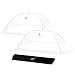 (1 Pack & 2 Pack) XL Food Tent/Food Covers for Outdoors by PicniKing | 49x27x17 | Fine Mesh Screen Netting | 100% Fly Protection | Upgraded Rods | Double Layer Skirt (2)