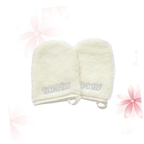 minkissy 10 Piezas guantes de limpieza facial guantes de limpieza de microfibra almohadilla de tela facial guantes desmaquillantes