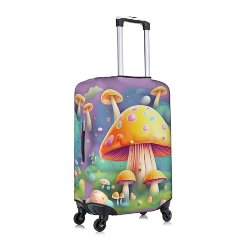 Fantasy Dream Mushroom Suitcase Cover X-Large with Invisible Zipper, for Business and Travel, Without Suitcase3