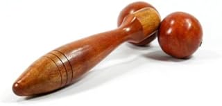 Wooden Thai Wood Double Roller Massage Stick Ball Massager Body