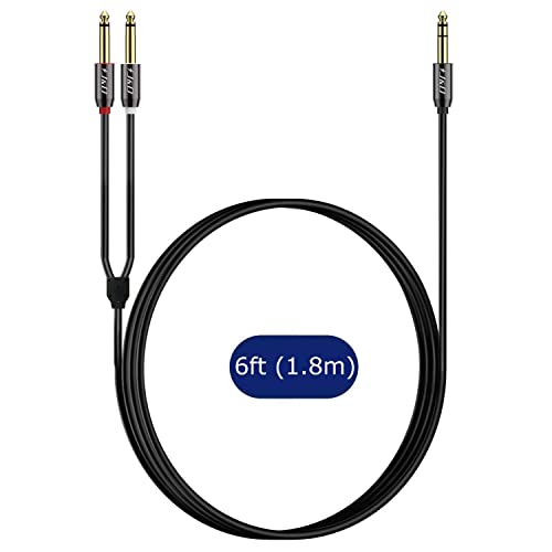 J&D 6.35mm Mono Audio Câble, Plaqué Or 2 x 6.35mm (1/4 Pouce) TS Mono insérer Audio Câble avec Tresse en Nylon et en… - Les Beatles, Paul McCartney, John Lennon, RIngo Starr, George Harrison J&D 6.35mm Mono Audio Câble, Plaqué Or 2 x 6.35mm (1/4 Pouce) TS Mono insérer Audio Câble avec Tresse en Nylon et en… – Image 7