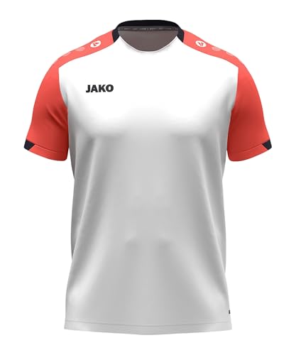 T-Shirt Unisexe Dynamic JAKO Blanc Tricolore Souple et Respirant Taille M