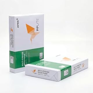 APRIL PP Lite Carta A3 80gr - 1.000 Fogli (2 Risme) - Fogli A3 per Stampante e Fotocopiatrici - Risma Carta A3 Bianca