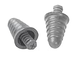 3M 10093045929518 E-A-R Skull Screws P1300 Push-to-Fit Uncorded Earplugs, 9' x 5' x 0.06666' (Pack of 120)