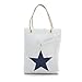 Sails and Canvas Star Shopper Sac de plage en toile de voile recyclée avec poche, bleu marine,