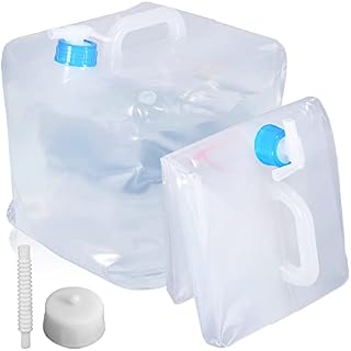 Collapsible Water Container 10L, Camping Water Containers with Tap,Portable & Folding Water Carrier Use BBQs, Picnics, Camping, Hiking, Climbing and Other Travel Outdoor Activities