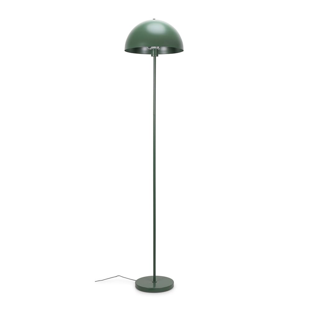 Valuelights Bottle Green Stassi Mushroom Dome Metal Freestanding Floor Lamp Light With Led Bulb In
