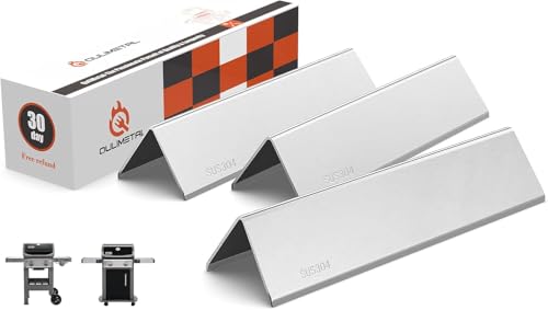 SUS304 Stainless Steel 7635 Flavorizer Bars for Weber Spirit E210 E220 S210 S215 Spirit 200 & GS4 Spirit II E210 Spirit II E220 Grills with Front Control 15.3 Grill Parts for Weber 67045
