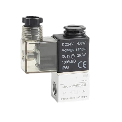 Électrovanne pneumatique 2V025-08 régulation air AC110V - 5