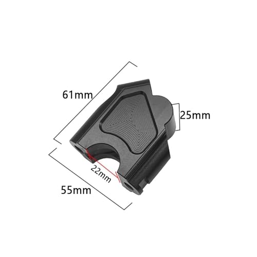 Adaptador de abrazadera manillar F700GS que eleva la altura y mejora la postura 7