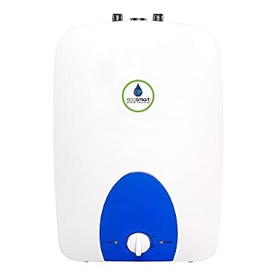 ecosmart ECOMINI6 Electric Mini Tank Water Heater, ECO 6, White, 6 Gal