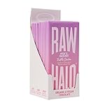Vegan Chocolate Bar - Raw Halo - Mylk & Hazelnut Truffle Centres - 8 x 90g Bars - Organic, Dairy Free & Gluten Free