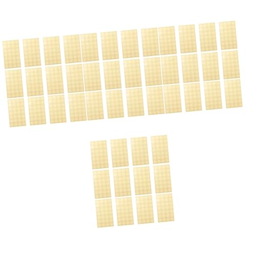 Refuerzos de agujeros de papel autoadhesivos NUOBESTY de PVC transparente en 48 hojas
