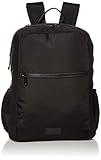 Vera Bradley Women's Recycled Lighten Up Reactive Grand Backpack, Classic Black, One Size