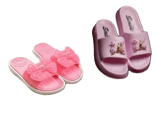 Women EVA Slippers Combo Pack of 2 Textured Open Back Slip On Stylish Comfortable Casual-image-13