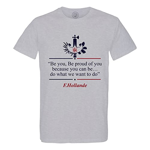 T-Shirt François Hollande Discours en Anglais Humour Idéal pour Vos Soirées Casual