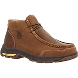 Georgia Boot Men's Athens SuperLyte Waterproof Wallabe, Brown, Size 11(W)