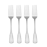 Oneida Flatware Colonial Boston Dinner Forks, Set of 4,Silver