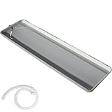 Bandeja para Plantas, Bandeja de Goteo del Aire Acondicionado con Manguera de 2m Pies para Aire Acondicionado Split y Jardinería Interior (Tierra O Hidropónico)(111x24x3.5cm/43.7x9.4x1.4in)