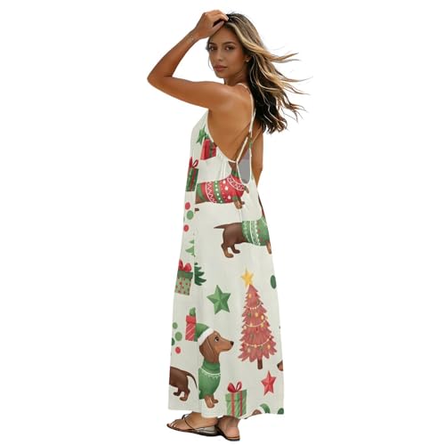Robe d'été sexy à bretelles teckel pour vos soirées plage