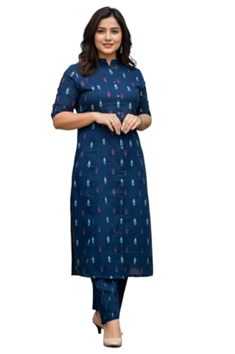 Ensemble kurta palazzo en coton imprimé tenue idéale pour les soirées de festival