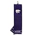 Team Golf NCAA Kansas State Wildcats Embroidered Golf Towel, Checkered Scrubber Design, Embroidered Logo