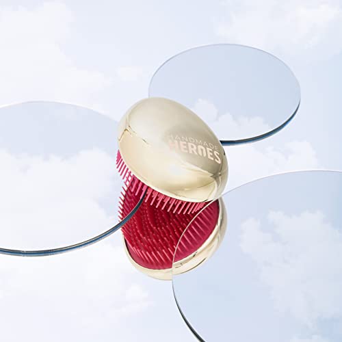 Drop Dead Gorgeous Hair Brush |For Wet & Dry Hair Everyday Use | Rose Gold Pink Hair Brush All Hair Types Hair Volume Hair Texture Hair Care Detangler Brush | Self Care Travel Essentials On The Go Palm Brush #TOP1